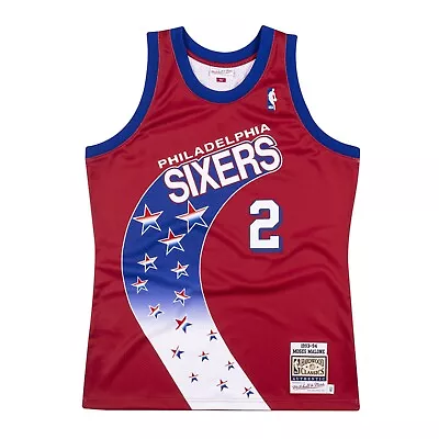 Philadelphia 76ers Moses Malone #2 Mitchell & Ness Red 1993/94 Authentic Jersey • $499.94