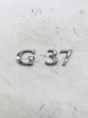 2009-2013 Infiniti G37 Rear Emblem Letters Badge Decal Trunk Chrome Symbol OEM • $20
