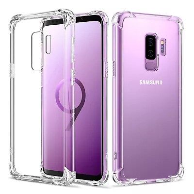 For Samsung Galaxy S9 S9 Plus Clear Case Transparent Silicone TPU Bumper Cover • $14.24