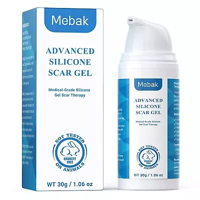 Mebak Silicone Scar Gel - Scar Therapy For Old And New Scars For Surgery Injury • $16.99