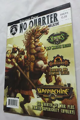 Warmachine Hordes Privateer Press No Quarter Issue 8 Warlock Tactics Exemplar • £5.63