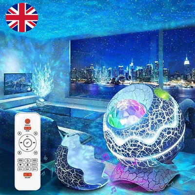 £23.98 • Buy Galaxy Star Moon Cloud Aurora Projector Music Night Light Ocean Wave Lamp Remote