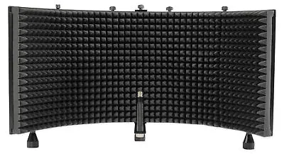Rockville ROCKSHIELD 3 Large Studio Mic Isolation Shield W/Sound Dampening Foam • $65.96