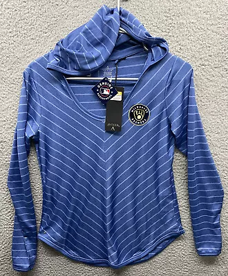 Milwaukee Brewers MLB Women’s Antigua Hoodie Shirt • Soft & Lightweight • Sz S • $24.95