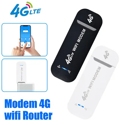 Unlocked LTE Modem Wireless Router USB Dongle Mobile Broadband WIFI SIM Card USA • $15.82