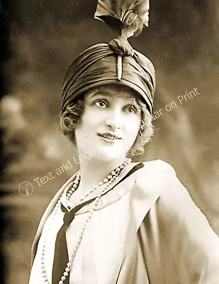 1915 Actress Gaby Deslys Vintage Old Photo 13  X 19  Reprint • $21.19