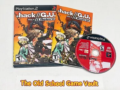 .Hack/G.U.: Vol. 1: Rebirth Complete PlayStation 2 PS2 Game CIB - Tested • $22.95