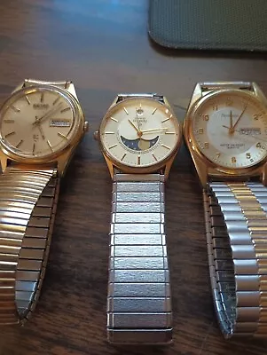 Vintage Lot Of 3 Mens Watches  • $99