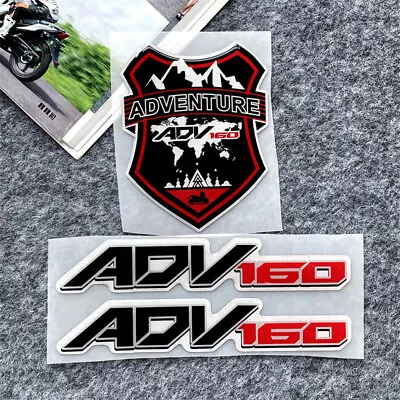 Honda ADV160 Motorcycle Reflective Waterproof Sticker Fuel Tank Sticker • £10.99