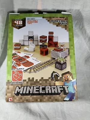 Minecraft Papercraft Overworld Minecart Pack New • $20