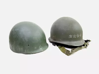 Vintage 1974 US Military Helmet With Liner & Shell • $59.99