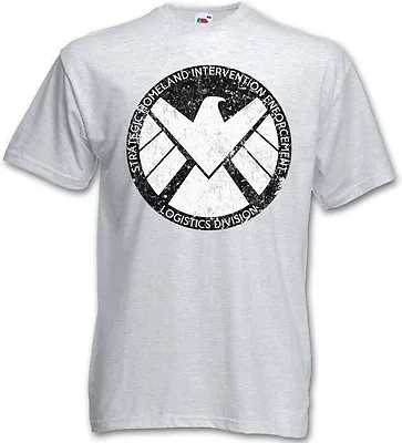 S.H.I.E.L.D. VINTAGE LOGO I T-SHIRT - Nick Marvel SHIELD Fury Hydra Comic Shirt • £19.15