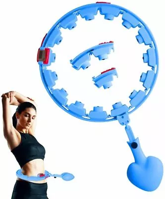 Gardensea Smart Weight Loss Hoop Adj.Size Detachable Auto Rotating Fitness Hula • $14.95