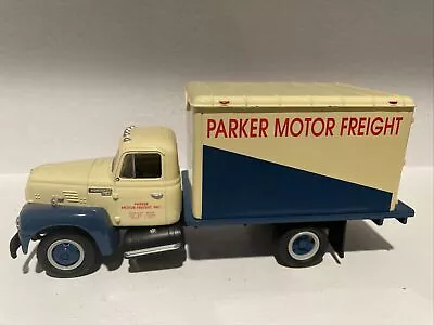 1957 International Dry Goods Van Box Truck Parker Motor Freight First Gear • $29