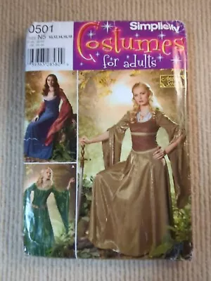 Simplicity Sewing Pattern 0501/4940 Medieval Mystical Elf Costume Misses 10-18 • $9.97