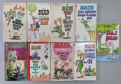 Mad Magazine Don Martin Paperback Book Lot Forges Sails Drops Cooks Carries Step • £27.34