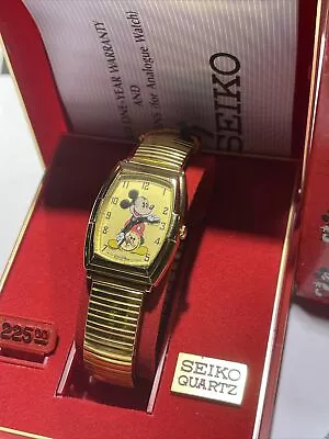 New In Box MICKEY MOUSE BY SEIKO # SED002 SUB SWEEP Unisex Watch • $275