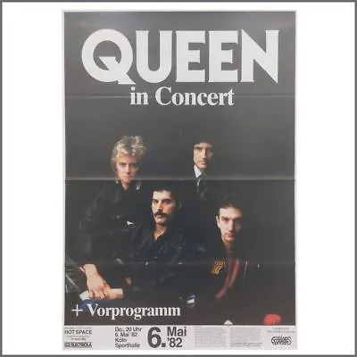 Queen 1982 Sporthalle Koln Concert Poster (Germany) • $348.14