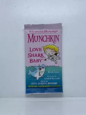 MUNCHKIN LOVE SHARK BABY Booster Expansion Pack - Steve Jackson Games • $6.99