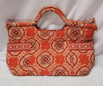 Vera Bradley Paprika Gabby Tote Double Handled Handbag Retired Pattern • $18