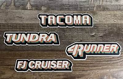 Sticker Decal Decal Fits Toyota Tacoma 4Runner Fj Cruiser Tundra • $6.30