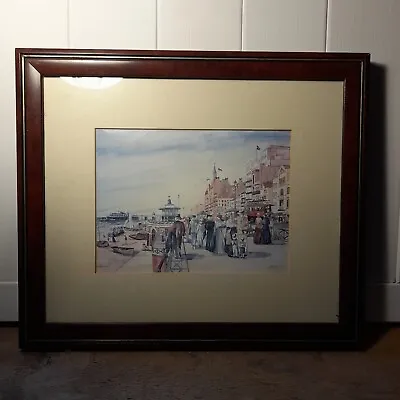 Edwardian Print Of Brighton Sea Front By Faye Whittaker 11.5 X13.5 Inch • £8