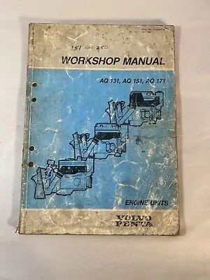 Volvo Penta AQ131 AQ151 AQ171 Marine Engine Workshop Service Repair Manual • $65