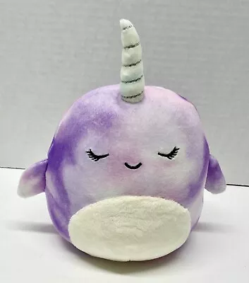 Squishmallow Mini 5  Nabila Purple Tie Dye Narwhal Plush Sealife Squad NWOT • $5.99