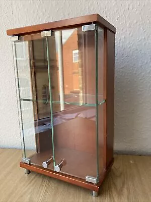 Wood & Plexiglas Curios Display Cabinet - Tabletop Display Cabinet - 14” High • £12.99