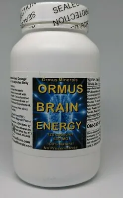 MONATOMIC WHITE POWDER GOLD ORMUS Brain 120 Capsules Brain Energy Immune Booster • $65