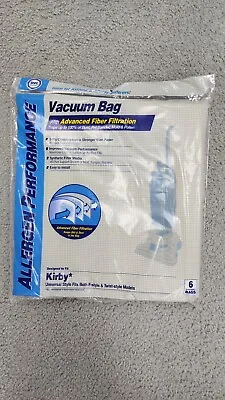 Kirby Style F Vacuum Bags - 6 Pack Disposable Cloth Bags - Universal Fit - DVC • $15.62