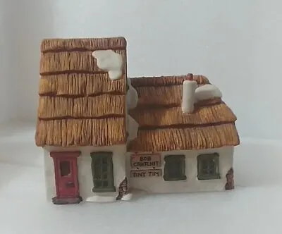 1986 Vintage  Dept 56 Dickens Bob Crachet And Tiny Tim Cottage In Original Box • $18