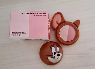 BNIB ETUDE HOUSE X Tom & Jerry Lucky Together Two Tone Blush #OR201 Say Cheese • $18.92