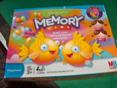 Original Memory Game Hasbro 2007 Preschool Ages 3 And Up Kids  • $14