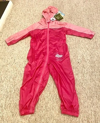 £5.99 • Buy BNWT Girls 3-4 Years Regatta Pink Splash Suit New