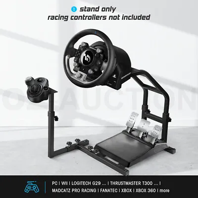 $136.95 • Buy Adjustable Gaming Racing Simulator Steering Wheel Stand For Logitech G25 PS2 PS3