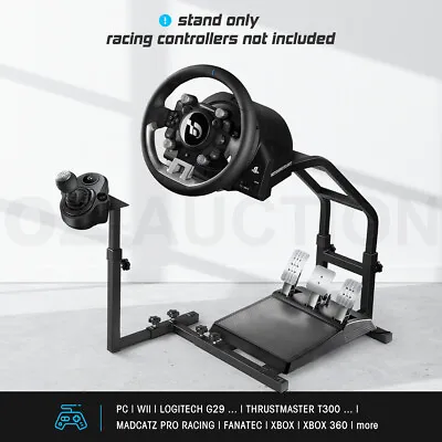 Adjustable Gaming Racing Simulator Steering Wheel Stand For Logitech G25 PS2 PS3 • $147.95