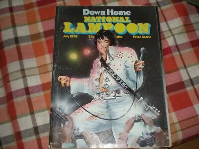 National Lampoon Magazine July 1976 F+ Elvis Presley Cover • $5.99