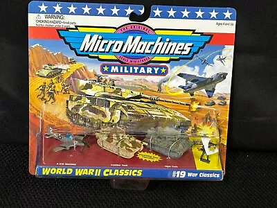 NEW !! Galoob Micro Machines  WORLD WAR II CLASSICS  Military ~ #19 • $31.99