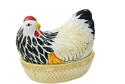 Mason Cash Hen Egg Holder Chicken Mother Kitchen Storage Nest Basket Cockerel • £40.99