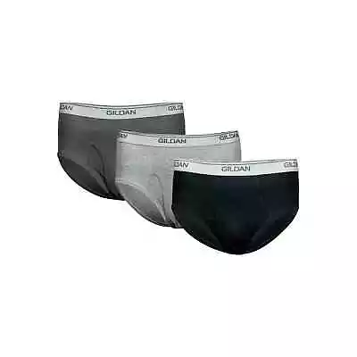 Gildan Men's Cotton Mid-Rise Briefs 3 Pack Size 3XL (48-50) • $12.99