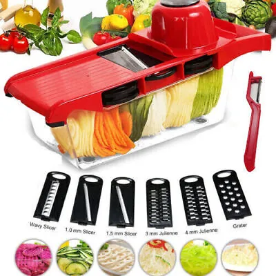 £8.86 • Buy Mandoline Slicer Kitchen, Spiralizer Vegetable Slicer, Veggie Food Onion Salad.
