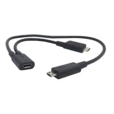 Chenyang CY Micro USB Female 1 To 2 Micro USB Male Splitter Extension Charge Cab • $12.47
