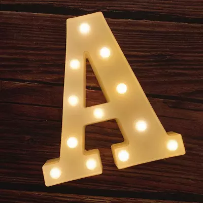 Marquee Light Up Letters | Battery Powered LED Letters Lights Alphabet | Marquee • $10.81