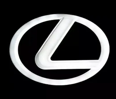 $34.95 • Buy Lexus White 4D LED Emblems Logo 125mm LS270 RX450h CT200 EX250 IS250 IS350 ISF