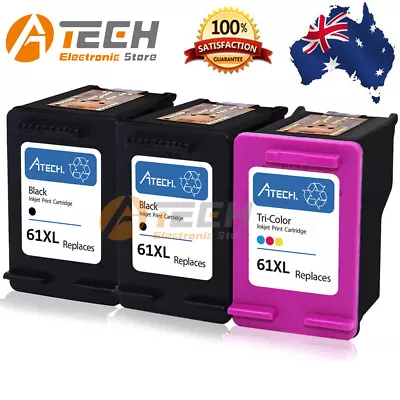 Black Colour Ink For HP 61 61XL Deskjet 1510 2510 2540 3050 Officejet 2620 4630 • $2.99