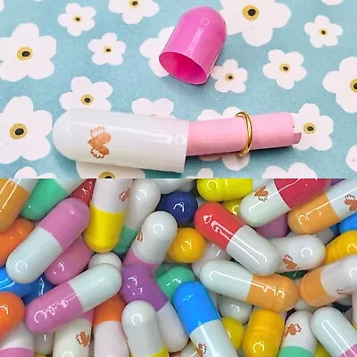 USA SELLER - FREE SHIPPING! 100pc Love Note Pill Message Letter Note Capsule - • $12.50