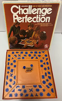 Challenge Perfection Vintage Board Game Lakeside 1978 Complete 4 Player Game • $30