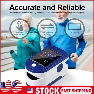 NEW Finger Pulse Oximeter Blood Oxygen Monitor SpO2 Heart Rate Tester • $4.99