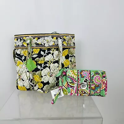 Vera Bradley Commuter Laptop Tote - Baroque & Wristlet - Tutti Frutti • $27.99